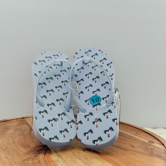 Tommy‎ Hilfirger Women’s Sandals Size 10 Palms Sandals Blue New - Picture 5 of 6